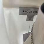 Amour Vert NWT Rylee Organic Cotton Jacket, Medium, Ivory Photo 6