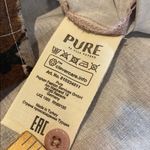 Pure by Ulla Popken Organic Cotton Button Down Shirt Asymmetrical Marbled 28/30 Brown Photo 8