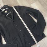 Club Monaco  Cardigan Sweater wool knit womens Black medium contemporary classic Photo 6