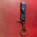 Coach  navy key fob valet key chain EUC (or never used)
$160 Photo 1