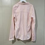 Abercrombie & Fitch Pink White Striped Button Down Shirt Women’s Medium Photo 1