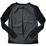 Lululemon Still At Ease Black Vented Pullover Sweater Top Photo 4