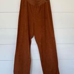 Chico's Spa by Women’s 2 Brown Terry Cloth Pants Photo 0