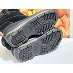 Totes Black Leather Upper zipper Faux Fur Winter Boots Size 9D Photo 12