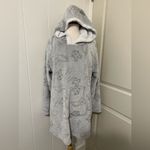 Harry Potter Hogwarts Hoody Gray Fleece Mini Sweater Dress Size XL Photo 1