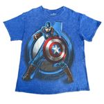 Marvel Captain America Avengers Blue Unisex T-shirt  Photo 0