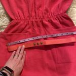 Fashioned By Lampl Vintage Short Sleeve Pink Midi Dress Ribbed Pockets EUC Sz M Size M Photo 13