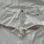 Free People We The Free Womens White Denim Shorts Photo 0