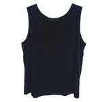 Quacker Factory Vintage Black Velvet Tank Top Embellished Neckline Plus Size XL Photo 1