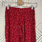 Poupette St Barth Red Sky Rayon Georgette Foe Printed Pants Size US XS Photo 6
