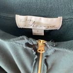 Vintage Havana Green & Black Quarter Zip w/ Faux Leather Applique Photo 1