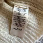 Maeve  Anthropologie Cream Knit Shortsleeved Sweater Crop in Back Size Large NWT Photo 4
