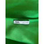 ZARA  Green One Shoulder Crop Top Photo 4