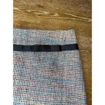 Vintage Y2K Tweed Mini Skirt 8 Multicolor Ribbon Waist Bow Detail Clueless Pink Photo 2