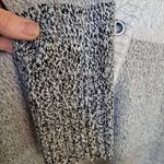 Soho Apparel SOHO‎ Jeans Black/Gray/White Striped Lace Sweater Size Large Photo 2