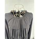 KIRUNDO Women's Ruffle Mock Neck Tiered Dress Black Size Large NWT Wednesday Photo 10