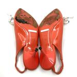 Burberry  Bow Fink Pink Patent Leather Slingback Heels Women's 6 US Photo 7