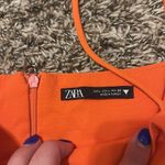 ZARA  Tank Top Stylish Top Large Orange Photo 1