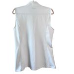 Greg Norman White Ribbed Sleeveless Outerwear Vest Golf Sports Outdoor Medium‎ Photo 5