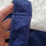 Free People NWOT  Good Karma Tile Textured Square Neck Bra Outerspace Photo 7