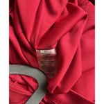 Calvin Klein Calvin Klein Top Size XL Red Tonal Wave Textured Fabric Lined Sleeveless Photo 5