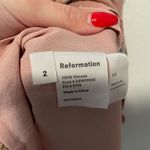 Reformation  Elyse Ilene Light Pink Floral Mini Dress Photo 11