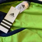 Adidas  Swimsuit Skirt Bikini Bottom Navy Neon Size 16 Photo 5