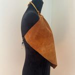 Handmade Camel Tan Suede Halter Top Size XS Photo 6