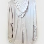 Zella  Zel Dri Hooded White Long Sleeve Ruched Gym Lounge Sporty Top XL Photo 1