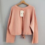 Fabletics Pink Anna Tie Back Sweatshirt Size L Photo 1