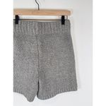 SKIMS Womens Shorts Gray Cozy Knit Boucle High Waisted Ribbed Pull On Size S/M Photo 8