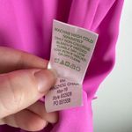 Lilly Pulitzer Lilly Pulitzer Talisa Top Sz XXS Ruffle Mock Neck Sleeveless Blouse Pink Purple Photo 7