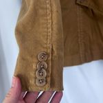 Lands' End Camel Tan Corduroy Button Front Long Sleeve Jacket Size 16 Photo 3