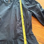 Who What Wear  Black Dress Eyelet Balloon Sleeves 100% Cotton Small Photo 12