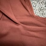 Babaton  Original Contour Squareneck Long Sleeve Bodysuit in Chocolate Opal Sz M Photo 3