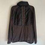 Title Nine  Women's Sz XL Will Power Quilted Full Zip Running Jacket Black Hoodie Photo 2