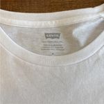 Levi's Levi’s Shirt Adult Medium White Short Sleeve Casual Tee Photo 6