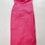 MORE TO COME Sophia Strapless Midi Dress in Pink Medium Photo 2