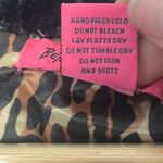 Betsey Johnson  Jacket Womens Black Faux Fur sequin animal print size small Photo 2