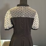 Women’s Black with Polka Dot Dress 1950’s Retro Style Size M NEW Size M Photo 4