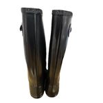 Hunter  Original Tall Gloss Rain Boots Glossy Brown Chocolate Women's 7 READ Photo 3