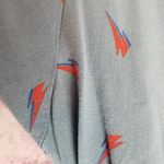 JUNK FOOD DAVID BOWIE LIGHTNING BOLT PRINT BLUE BUTTON FRONT SWING DRESS… Red Size M Photo 8