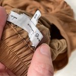 Young Fabulous and Broke  Tan Satin Wide Leg Pants Womens S Pull On Casual Fairy Photo 6