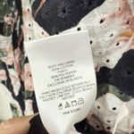 EXPRESS Bodysuit Womens M Floral Eyelet Puff Sleeve Thong Cottagecore Romance Photo 4