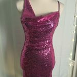 Hello Molly Pink Sequin Mini Dress Photo 0