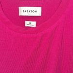 Babaton  Aritzia Hot Pink Bodycon Lined T-shirt Mini Dress Size XS Tencel Photo 1