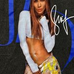 Jennifer Lopez JLO Signature Poster Dance Pop Tee M/L Photo 2