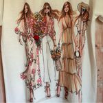 Handmade  Custom Airbrush Women Friendship Graphic T Shirt Photo 3