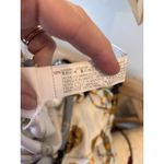 ZARA  Backless Halter Satin Maxi Dress Lingerie Style Slip Floral Sexy Gold Small Photo 8