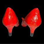 Life Stride  red re vamped for Halloween sparkling twisted horned devil heels. Photo 6